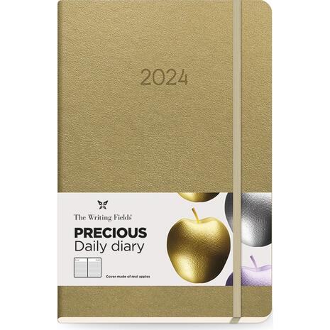 Ημερολόγιο ημερήσιο The Writing Fields Precious 4900 2024 17x24εκ χρυσό